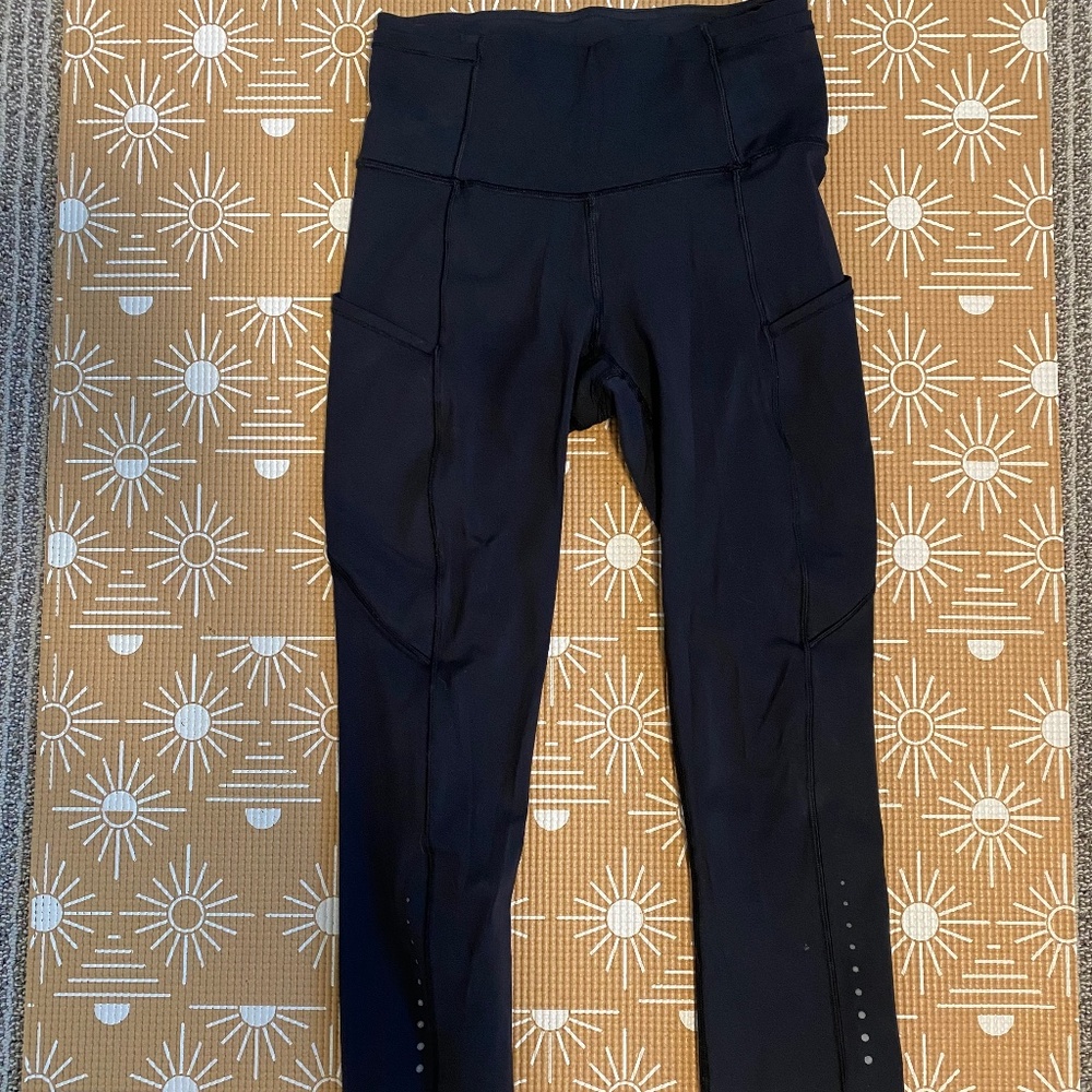 Size 2 Lululemon Fast and Free High-Rise Crop 19”